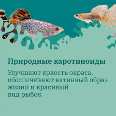 Корм для рыб гуппи повседневный гранулированный - Фото 5