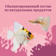 Корм для аквариумных рыб повседневный хлопьевидный - Фото 1