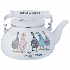 Чайник эмалированный «Family farm» - Фото 1