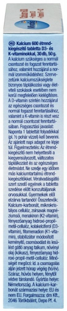 БАД «Сalcium 600 + vitamin d3 + k1 + k2» | Mivolis | Фото 4