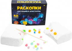 Набор для раскопок «Светящиеся кристаллы» - Фото 1