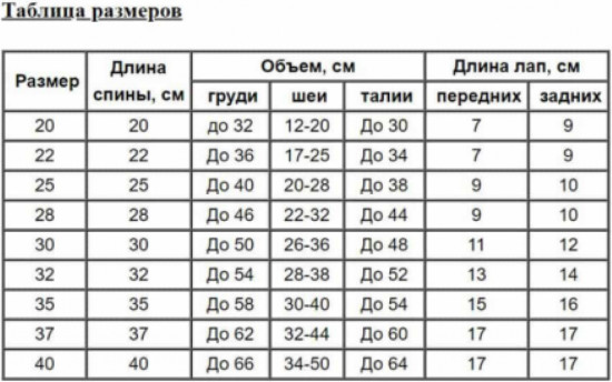 Комбинезон для собак «Морозко»