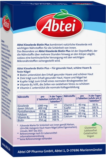 БАД «Kieselerde Biotin Plus»