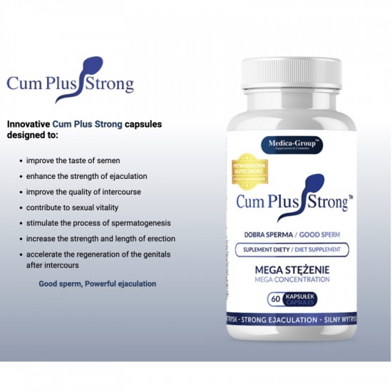Препарат для увеличения количества спермы «Cum Plus Strong Capsules»