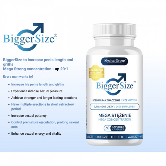 Препарат для увеличения полового члена «Bigger Size Capsules»