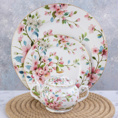 Набор столовый «Яблоневый цвет на белом» - Фото 9