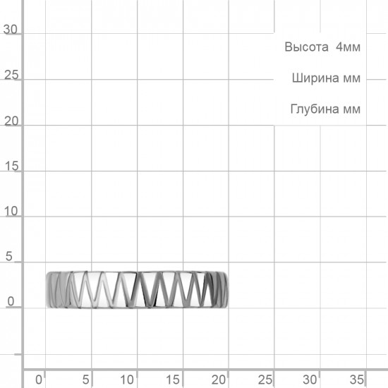 Кольцо из серебра