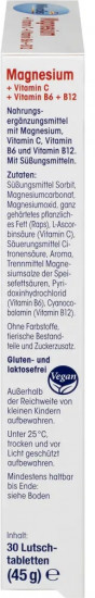 БАД «Magnesium + Vitamin C + Vitamin B6 + B12»