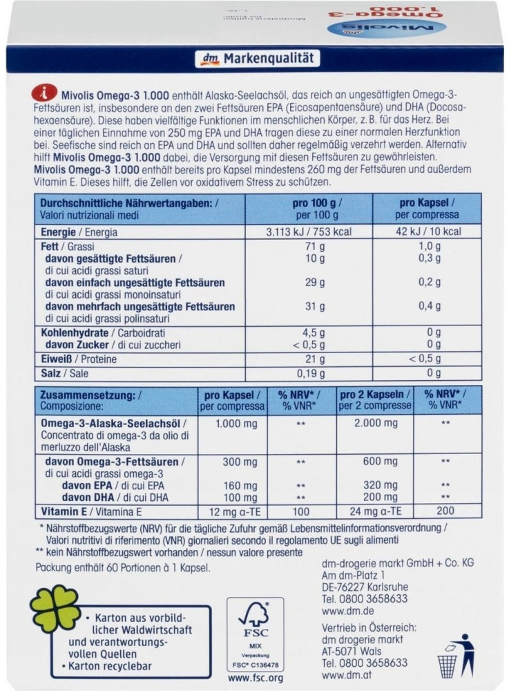 БАД «Omega-3 1000» | Mivolis | Фото 2
