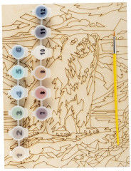 Набор для росписи по дереву «Полярный медведь» - Фото 1