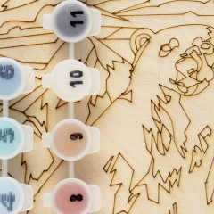 Набор для росписи по дереву «Полярный медведь» - Фото 2