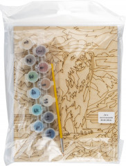 Набор для росписи по дереву «Полярный медведь» - Фото 3