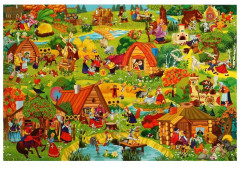 Игра настольная «Викторина-виммельбух по русским народным сказкам» - Фото 2