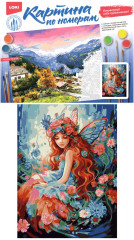 Картина по номерам «Нежная фея» - Фото 1