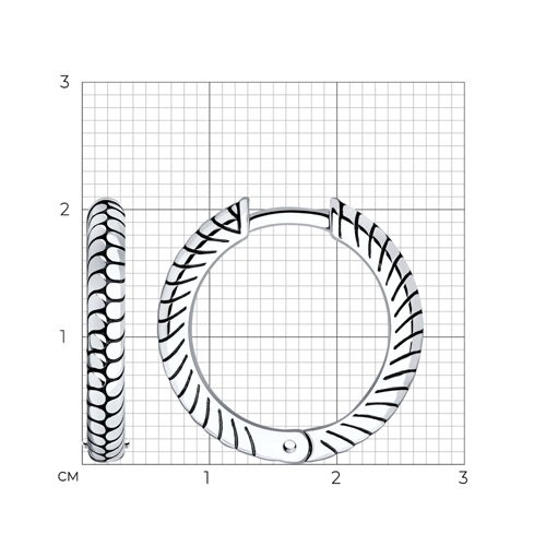 Серьги из серебра