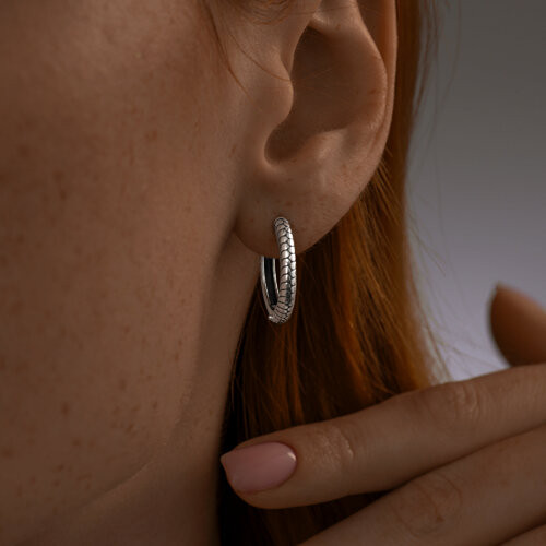 Серьги из серебра