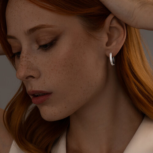 Серьги из серебра