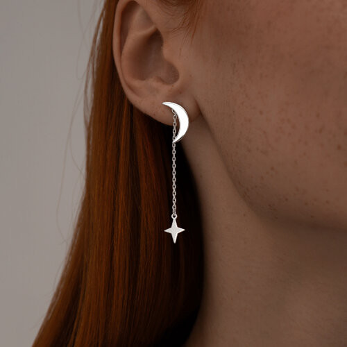 Серьги из серебра