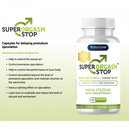 Препарат для отсрочки эякуляции «Super Orgasm Stop Capsules»
