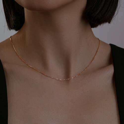 Цепь из золочёного серебра