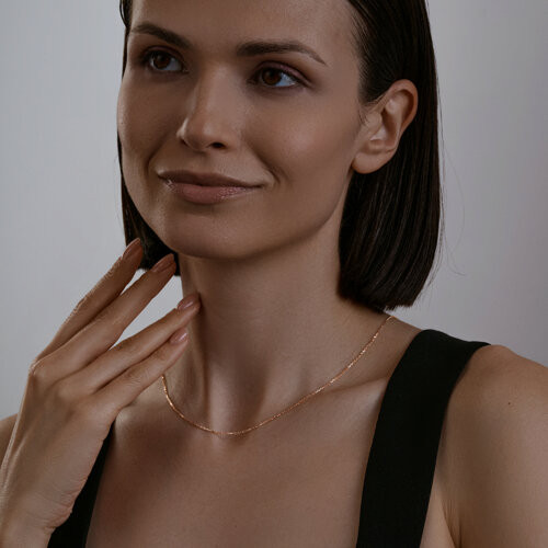 Цепь из золочёного серебра