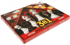 Набор настольных игр 3 в 1 «Шахматы, шашки, нарды» - Фото 6