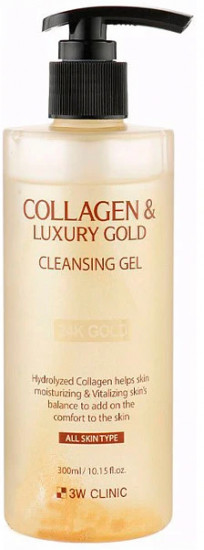 Гель для тела очищющий с коллагеном и золотом «Collagen and Luxury Gold Cleansing Ge»