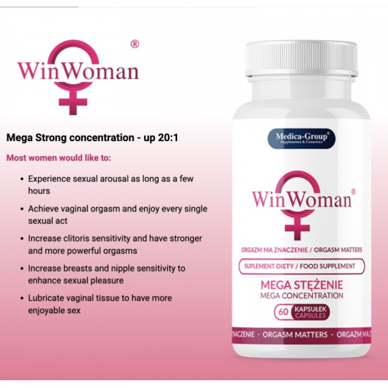 Препарат для повышения ощущений «PlayWoman Capsules»