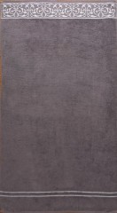 Полотенце махровое гладкокрашеное "Serenita" (Cleanelly, 70х130, цвет серый) - Фото 1