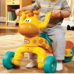 Каталка пластиковая Жираф - Фото 1