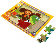 Пазл в рамке развивающий «Чебурашка» - Фото 1