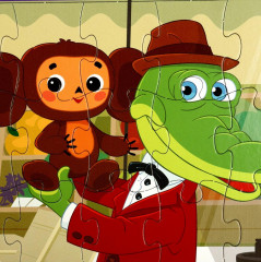 Пазл в рамке развивающий «Чебурашка» - Фото 2