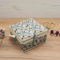 Шкатулка для рукоделия «Цветочная поляна» - Фото 1