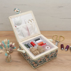 Шкатулка для рукоделия «Цветочная поляна» - Фото 2