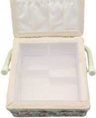 Шкатулка для рукоделия «Цветочная поляна» - Фото 6