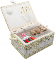 Шкатулка для рукоделия «Голубые розы» - Фото 3