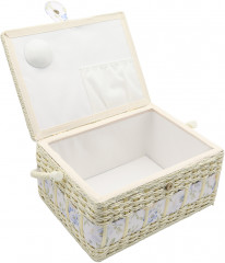 Шкатулка для рукоделия «Голубые розы» - Фото 5