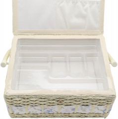 Шкатулка для рукоделия «Голубые розы» - Фото 6