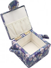 Шкатулка для рукоделия «Бело-синие цветы» - Фото 4