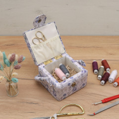 Шкатулка для рукоделия «Васильки» - Фото 1