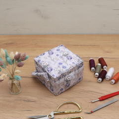 Шкатулка для рукоделия «Васильки» - Фото 2