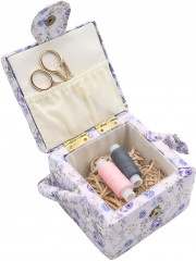 Шкатулка для рукоделия «Васильки» - Фото 3