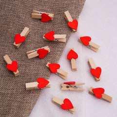 Набор прищепок декоративных «Сердечко» - Фото 2