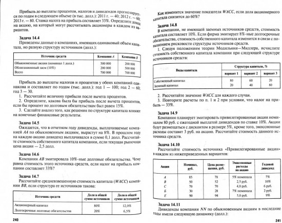 Финансовый менеджмент. Конспект лекций с задачами и тестами