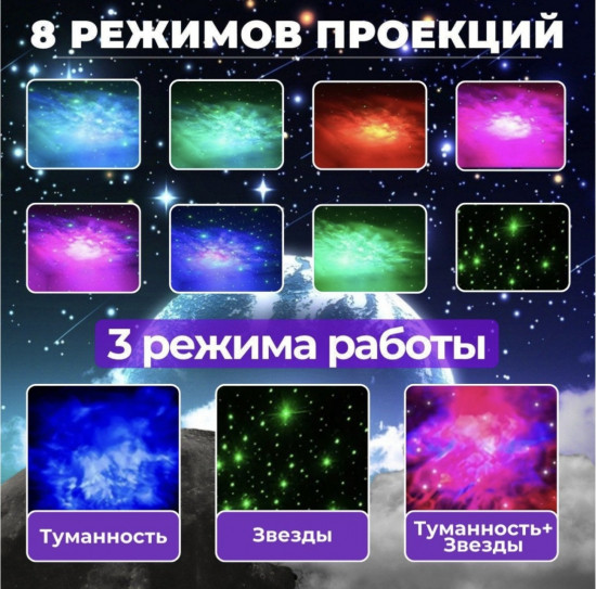 Ночник-звездное небо «Космонавт»