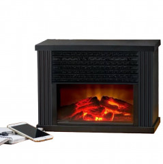 Обогреватель-камин электрический портативный - Фото 3