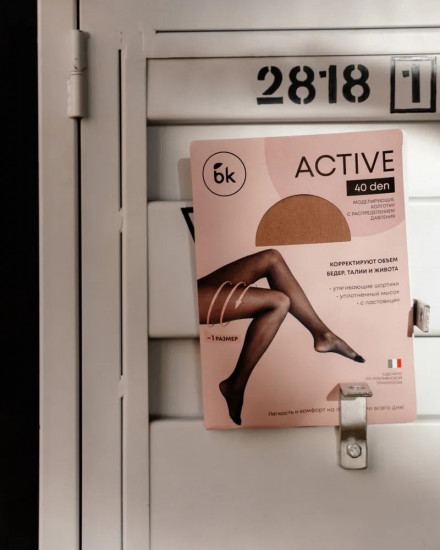 Колготки женские капроновые «Active 40 den р.3 Bronze»