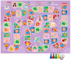 Игра-ходилка логопедическая «От звука к звуку С, З, Ц» - Фото 1