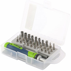 Набор: отвертка, биты, торцевые головки - Фото 1