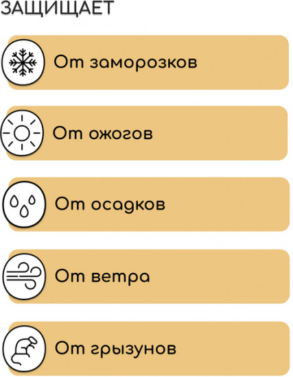 Чехол для укрытия роз